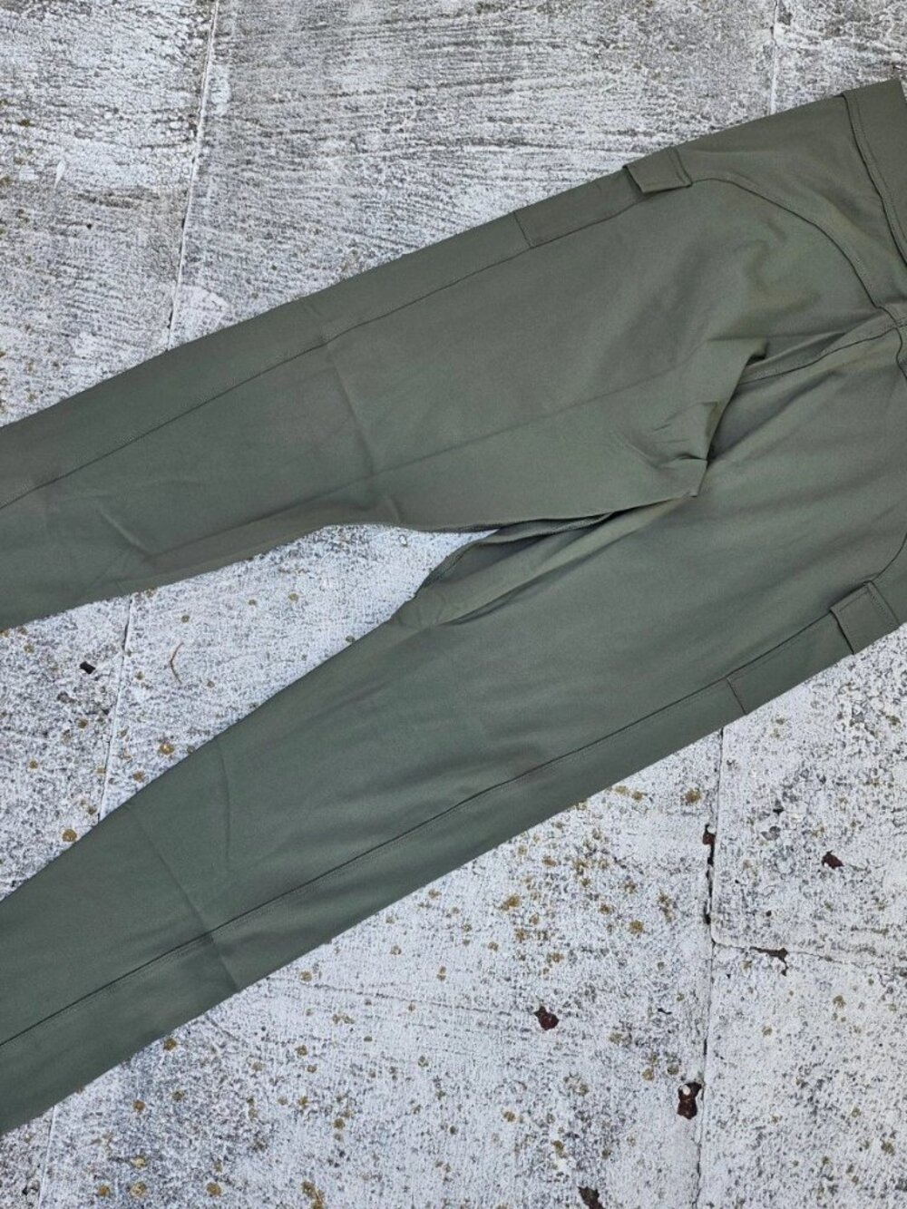 Women Active Pant Olive Polyester Sport Running Yoga Pant Athletic Size XL New - Picture 9 of 13